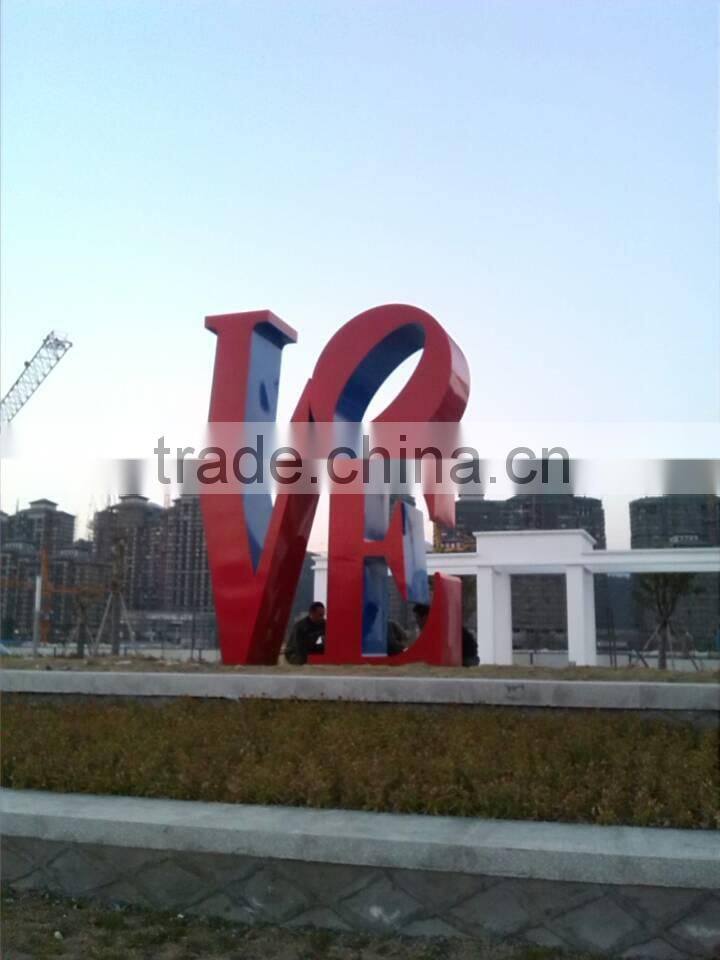 Modern Large Garden Arts Stainless steel Sculpture for Outdoor decoration