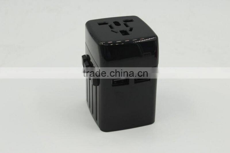 Reasonable Price CE ROHS Listed universal travel adapter with usb port/thailand travel plug adapter/multipurpose travel adapter