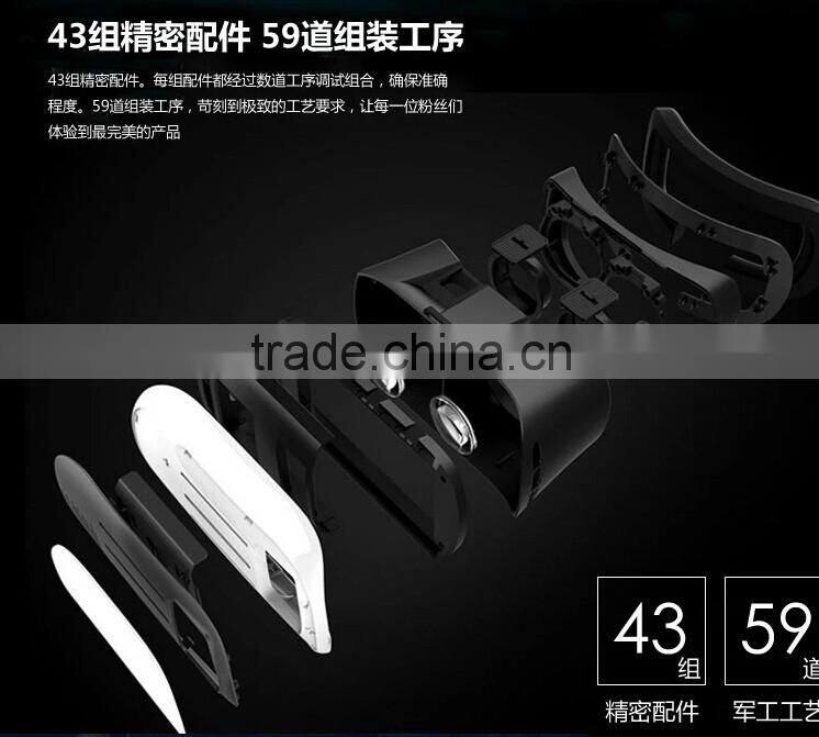 VR Case BOX Google Virtual Reality 3D Glasses Head-mounted 3D Video Movie Game Glasses for iPhone Samsung 3.5-6.0 inch Smart Pho