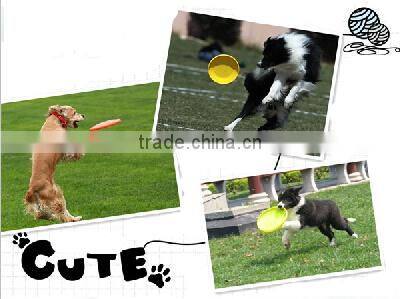 China supplier professional soft durable silicone frisbee for dogs