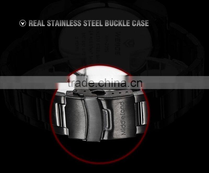 2015 hot style led iron watches brand watch LED watch red &blue light women&men style