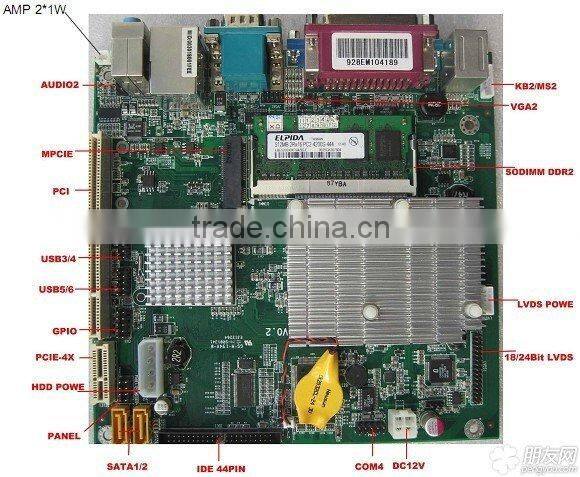 motherboard with embedded x86 Os/ mini-Itx with 170*170 (pcm5-928EM)