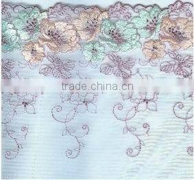 China embroidery polyester lace/cord lace