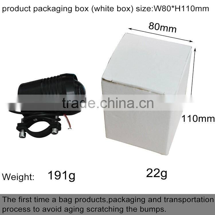 Hight lumen 10w U2 led motorcycle spot head light