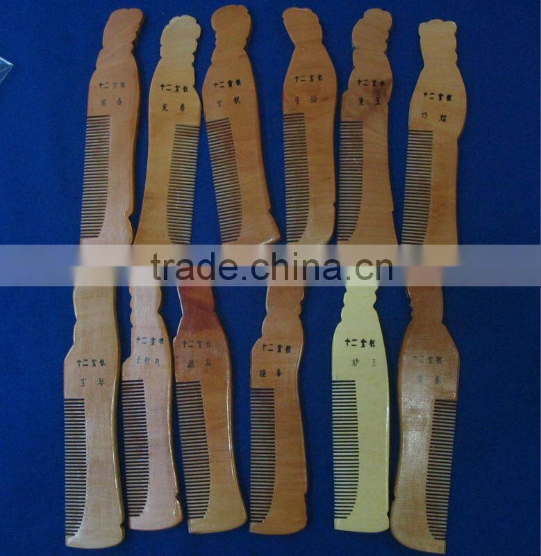 Novelty gifts food shaped plastic small hair comb various color