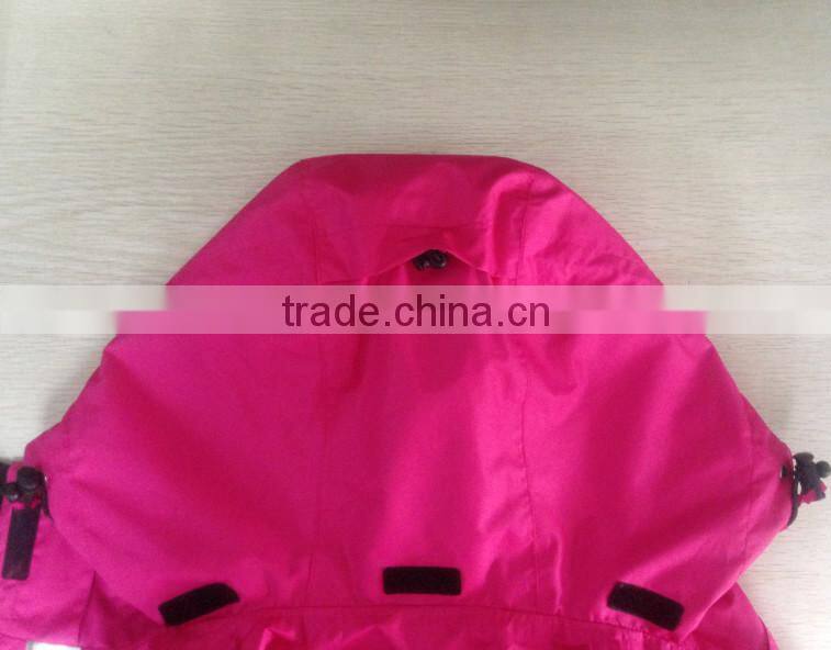 100% nylon ladies high quality Ski /snow jacket & winter jacket &windproof&waterproof&breathable