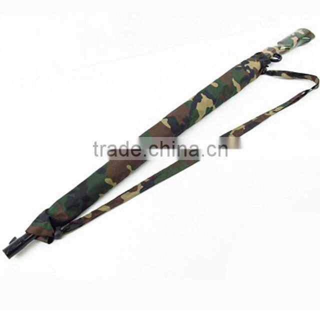 Unique design camouflage color men's auto open water gun umbrella