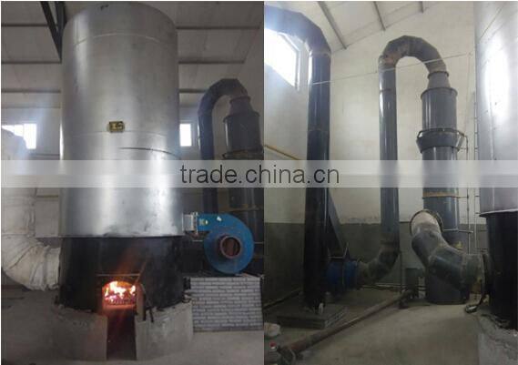 Four layer clean air produced by coal wood fired stove, hot air stove