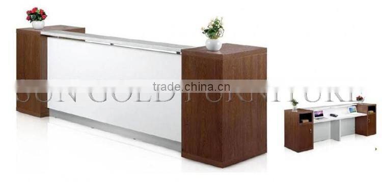 Modern used beauty salon furniture reception desk office counter design (SZ-RTB002)