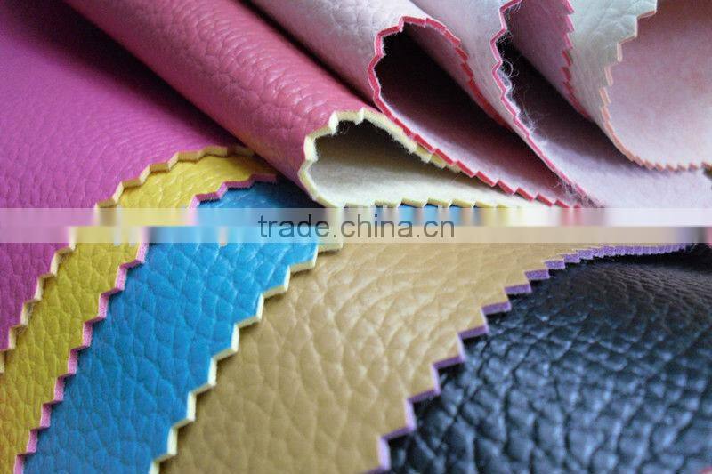 Litchi Pattern PVC Leather for Shoes,Car Seat,Bags