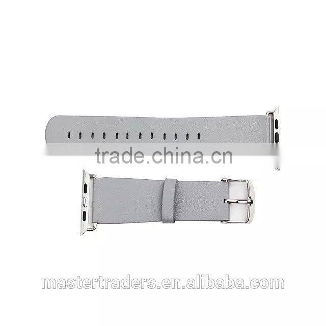 Cheap Colorful PU Leather Watch Band Wrist Strap For 42MM Apple Watch MT-3565