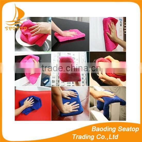hot saler good quality bamboo fiber cleaning cloth for floor