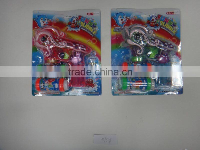 LED Flashing Electric Octopus Bubble Gun with Music
