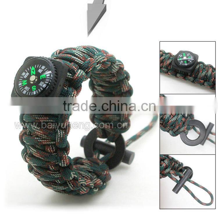 wholesale high quality 550 paracord survival bracelet cheap