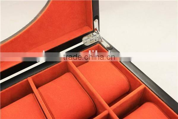 Hot sale high quality factory wrist watch storage box watch Storage Box with oval window