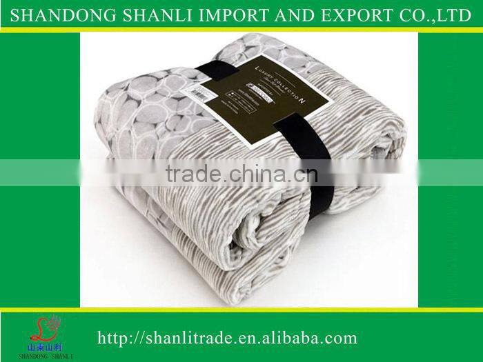 Cheap super soft coral fleece blanket