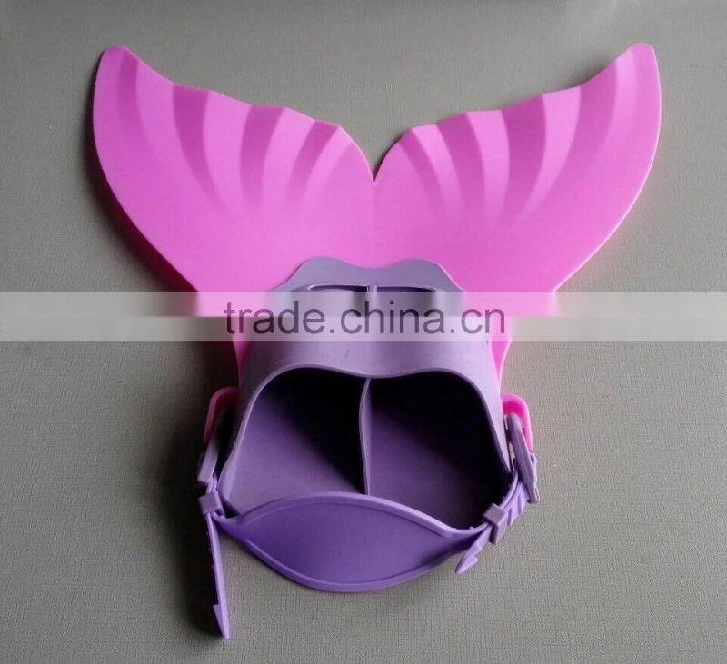 fashion design best quality swimming mermaid tail monofin