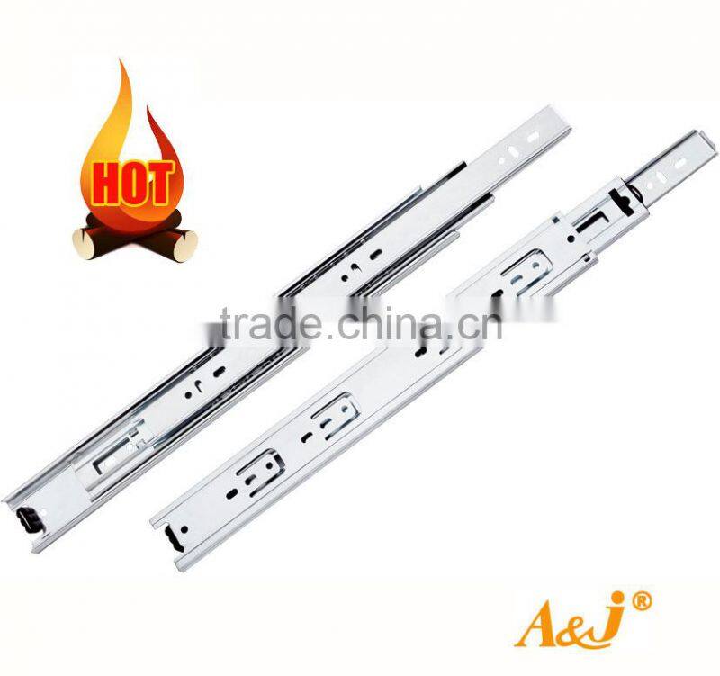 Hot selling Furniture hardware triple extension drawer slide