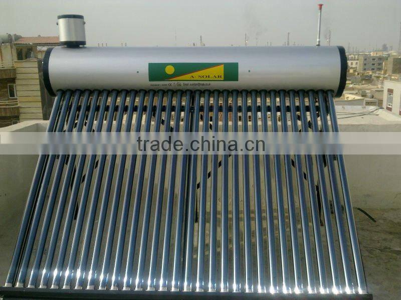 2015 integrated pressurized solar water heater with good quality