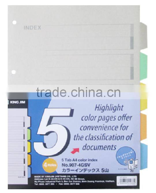Index Paper 907GSV - Documents Divider