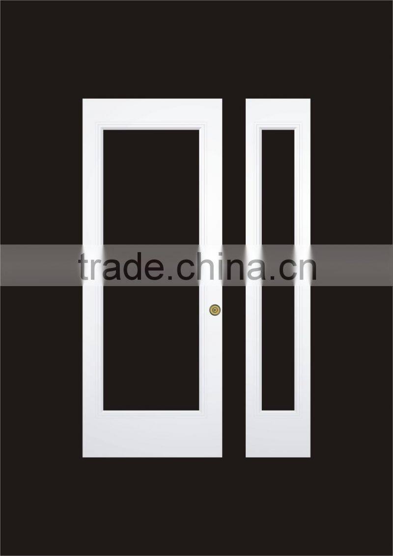 galvanized Steel Entry Glass Door