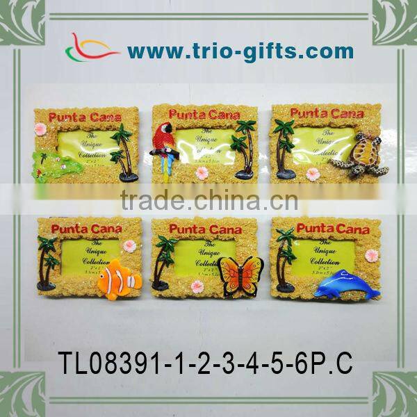 Polyresin Photo Frame With Lizard Decorative