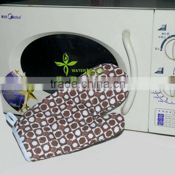 plain color cotton heat resistant microwave pot holder