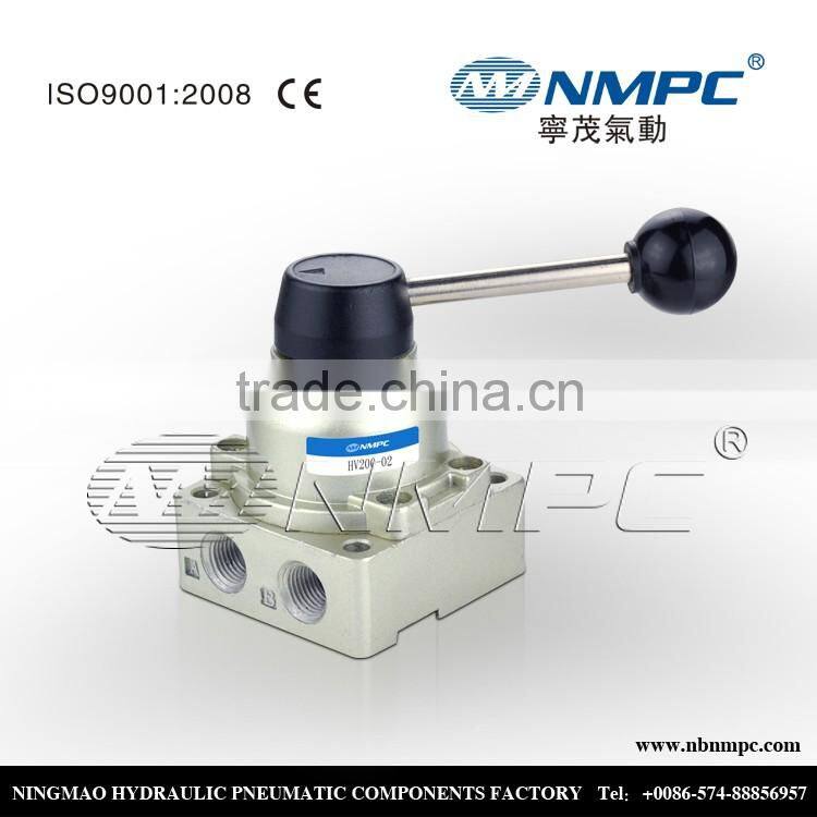 K34R6 Series 4 port 3 position manual valve