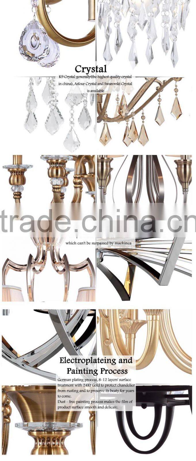 ceiling pendant lights brass chandelier tail lamp