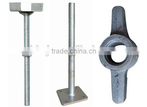 Scaffolding 830g Screw Jack base Nut Wing Nut 220mm