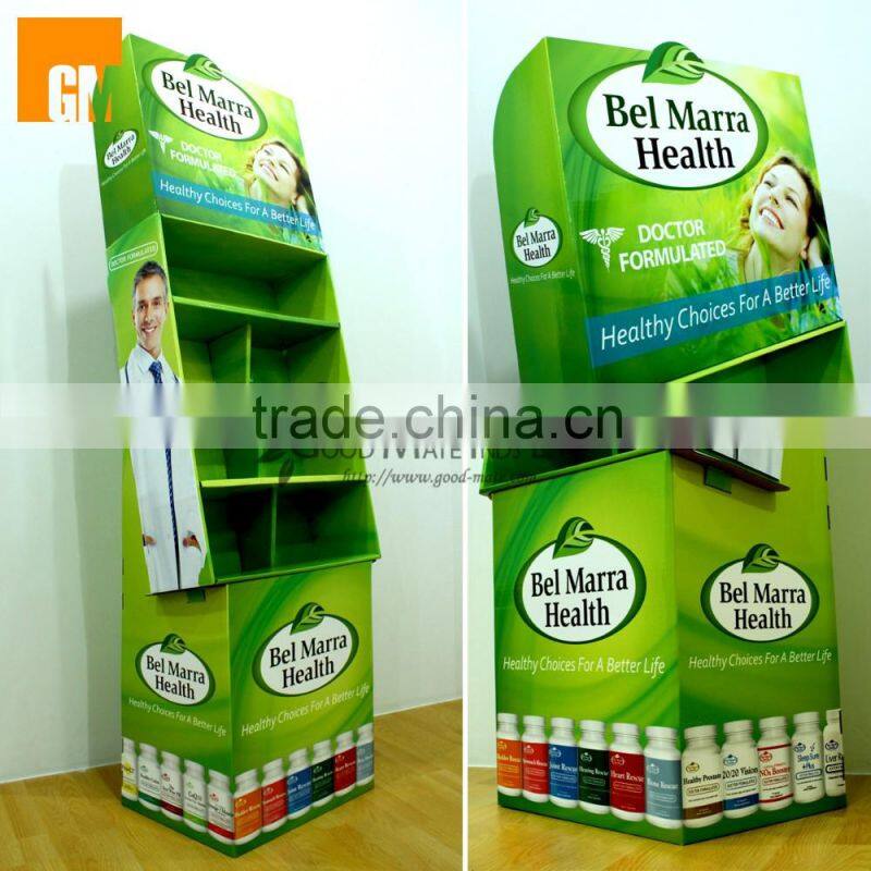 Goodmate POP Store Cardboard display Stands For Hanging Items