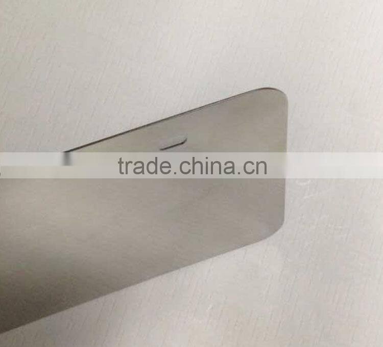 Hot sale Car License Plate American standard Nature color Stainless steel Embossed Blank License Plate ,Metal Car number plate