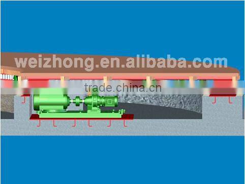 Revolving restaurant in high building