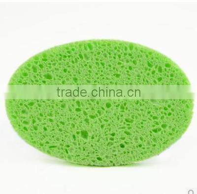 Natural wood pulp cotton wash sponge soft cleansing exfoliating cleansing flutter thickening