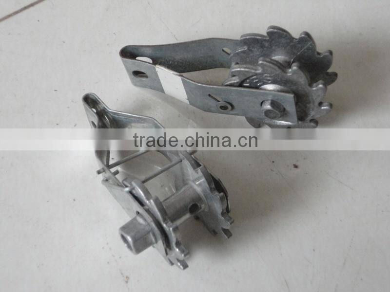 Inline and aluminium casted fence barbed wire tensioner for fence