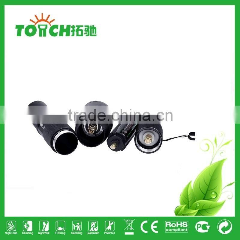 classic lights led E17 Zoomable LED Torch light XM-L T6 waterproof 5 modes long-range led Flashlight