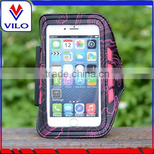 Sports LED Flashing Light Waterproof armband cellphone