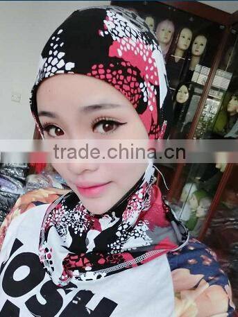 C069 new style print ninja inner underscarf,full underscarf to cover neck
