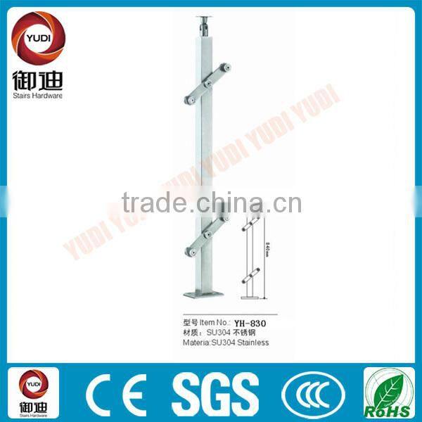 Factory price stainless steel baluster for stairs glass railings
