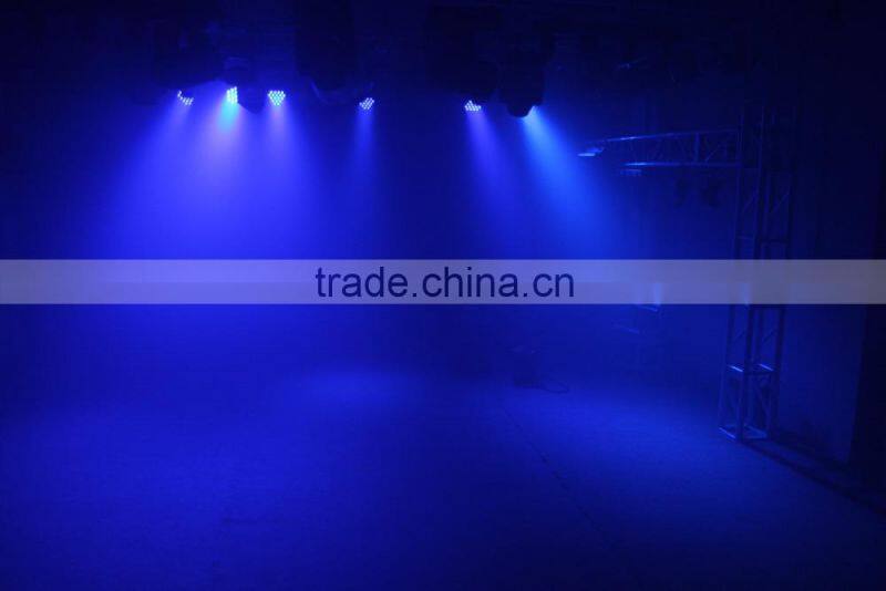 DMX 512 professional stage light rgbwa led 54*3w Aluminum LED par light