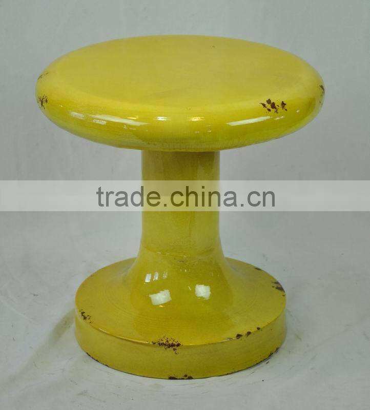Handmade metallic small round table for home furniture