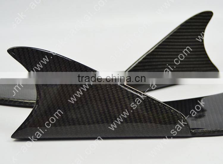 carbon fiber car front splitter universal front lip splitter