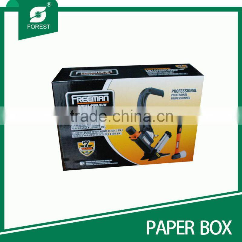 Unfoldable printed corrugated paper box for wholesale