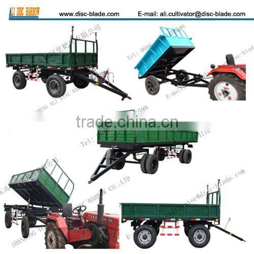 1.5 Tons Walking Tractor Rear Tipping Trailer