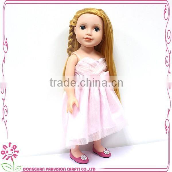 factory handmade 18 inch fashion vinyl dolls