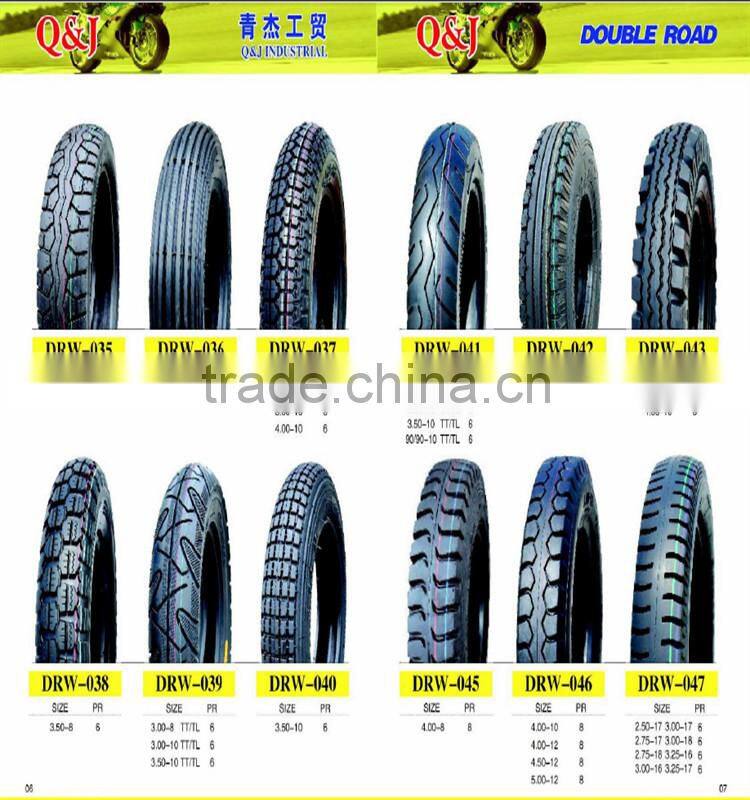 Factory supply high quality motorcycle tyre 80 / 90 - 14 with cheap price