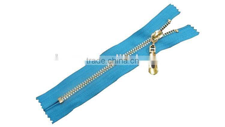3# 5# 7# China custom garment accessory double sided zipper metal zipper