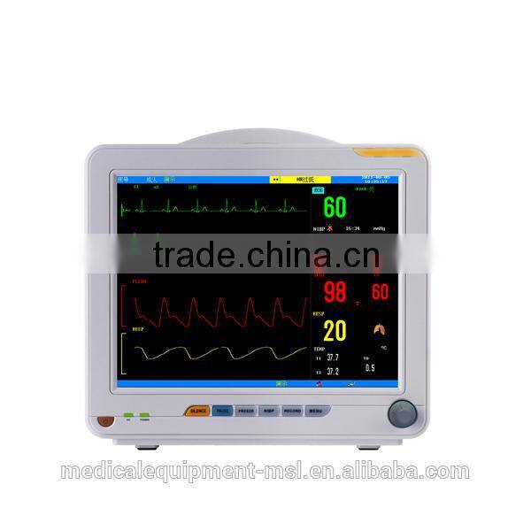 MSLMP03- Hot sale 12.1" portable multi-parameter patient monitor on Alibaba