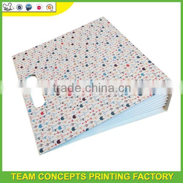 Expanding folder printing
