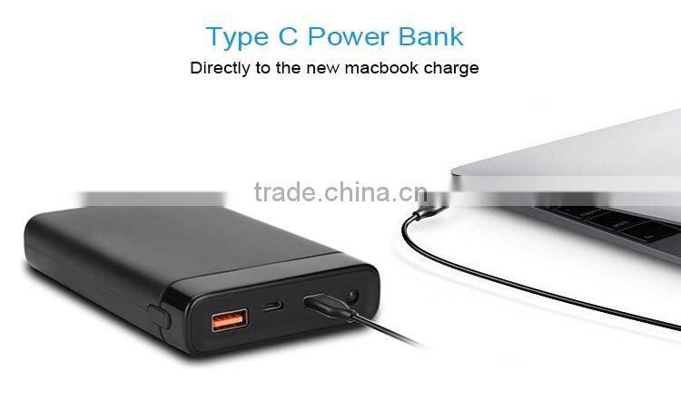 new arrival long lasting 10000mah type-c qc3.0 power bank